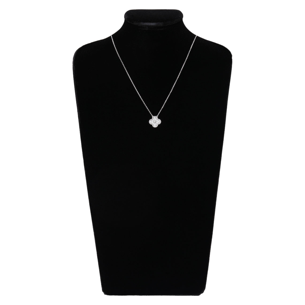 Van Cleef & Arpels(USED)반클리프앤아펠 빈티지 알함브라 다이아 네크리스